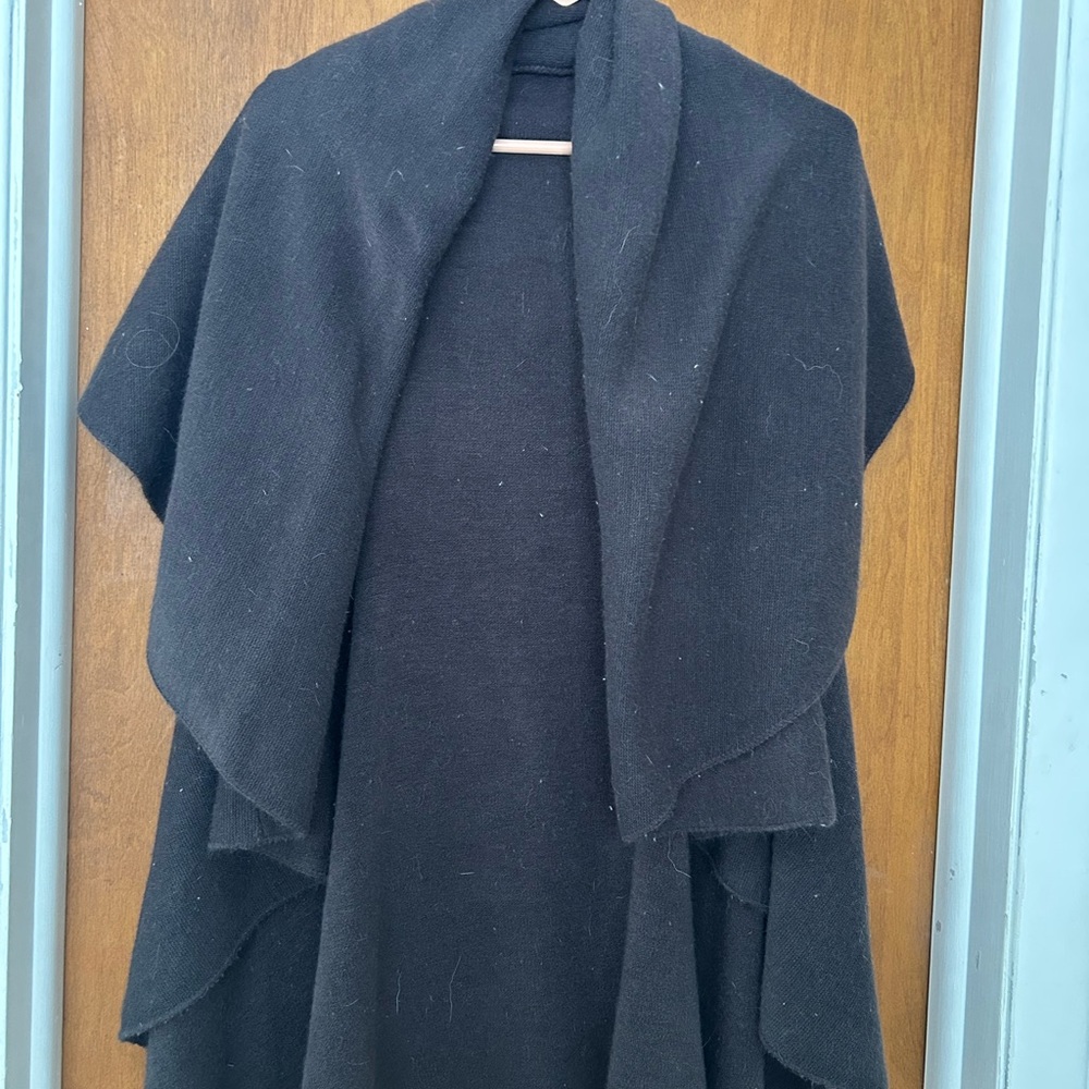Chic Black Women's Poncho